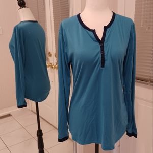 $4 Add-on New Blue Pajama Top - Size Small
